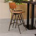 LABEL51 Barkruk Solid - Walnoot - Hout - Hoog-Barkrukken-LABEL51