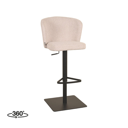 LABEL51 Barkruk Wave - Naturel - Boucle - Gaslift-Barkrukken-LABEL51