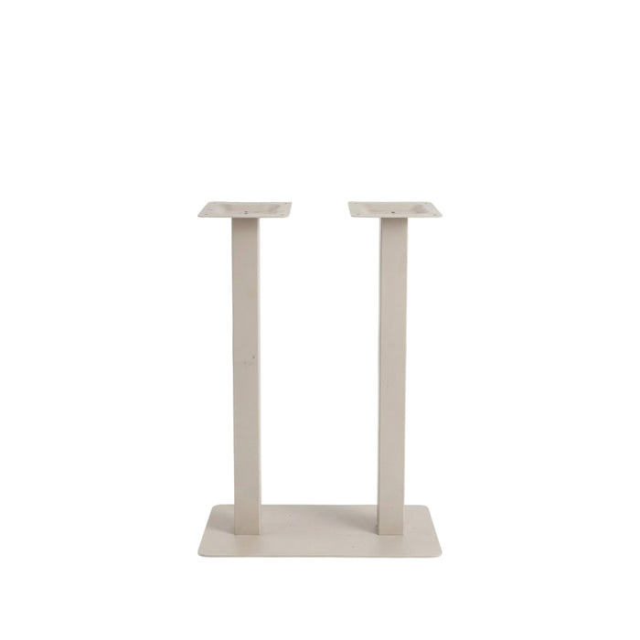 LABEL51 Bartafel Tafelpoot Dubbel Metaal Taupe 108cm-Bartafels-LABEL51