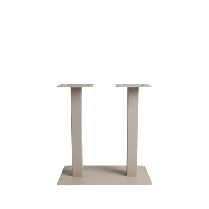 LABEL51 Bartafelpoot Dubbel Taupe Metaal 70x40x92 cm-Tafelpoten-LABEL51