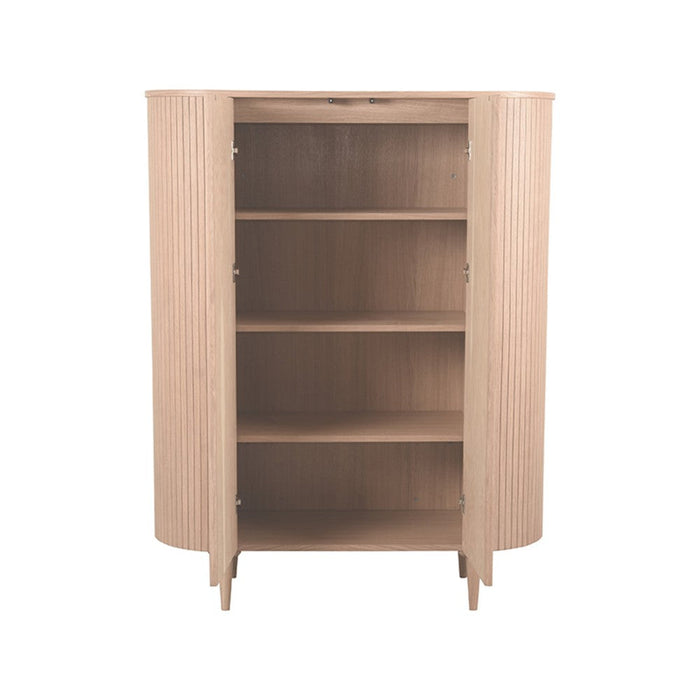 LABEL51 Bergkast Oliva - Naturel - Eiken - 125 cm-Opbergkasten-LABEL51