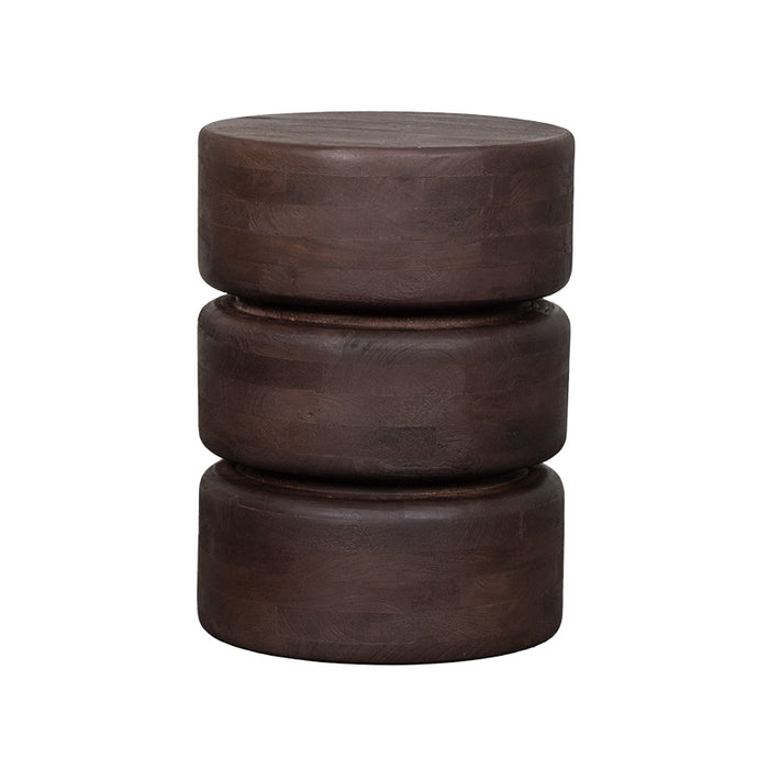 LABEL51 Bijzettafel Milly Espresso Rond 35x35x47 cm-Bijzettafels-LABEL51