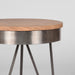 LABEL51 Bijzettafel Saran - Grijs - Metaal - 44 cm - Rond-Bijzettafels-LABEL51