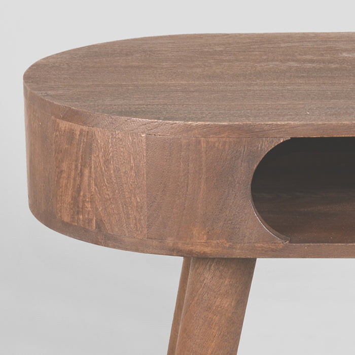 LABEL51 Bureau Bella - Espresso - Mangohout - 120 cm-Bureaus-LABEL51