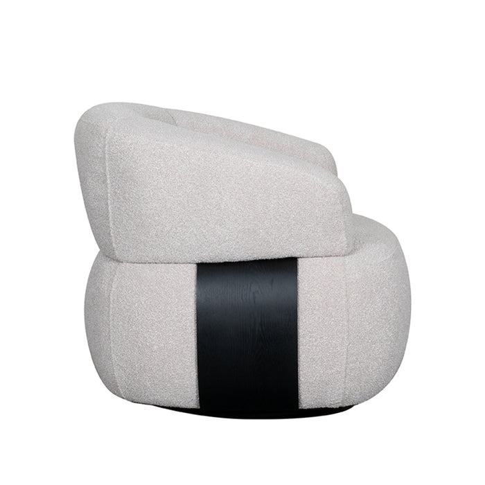 LABEL51 Draaifauteuil Valenza Naturel 83x79x73 cm-Fauteuils-LABEL51