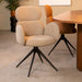LABEL51 Eetkamerstoel Vidar Mushroom Royal Boucle 58x62x91 cm