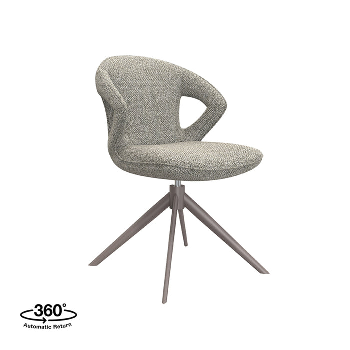 LABEL51 Draaistoel Zurich Mushroom 64x56x86 cm-Eetkamerstoelen-LABEL51