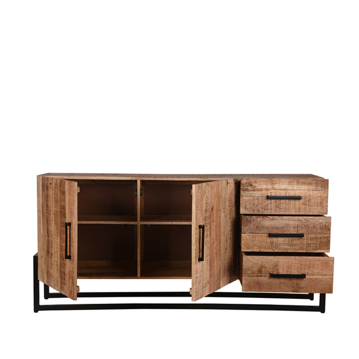 LABEL51 Dressoir Bolivia - Rough - Mangohout - One Size-Dressoirs-LABEL51