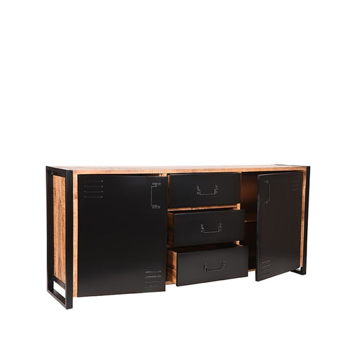 LABEL51 Dressoir Brussels Rough Mangohout - 190x45x85 cm-Dressoirs-LABEL51