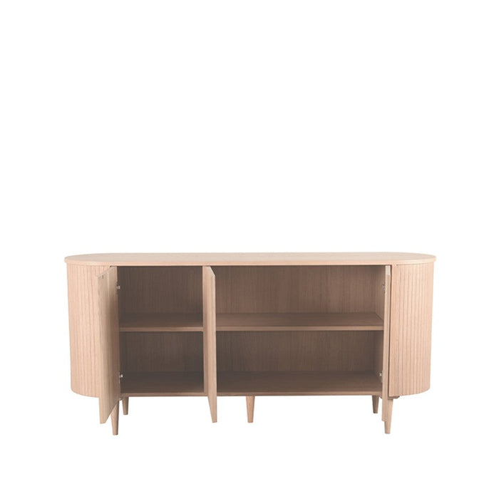 LABEL51 Dressoir Oliva - Naturel - Eiken - 180 cm-Dressoirs-LABEL51