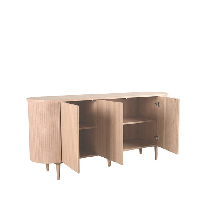 LABEL51 Dressoir Oliva - Naturel - Eiken - 180 cm-Dressoirs-LABEL51