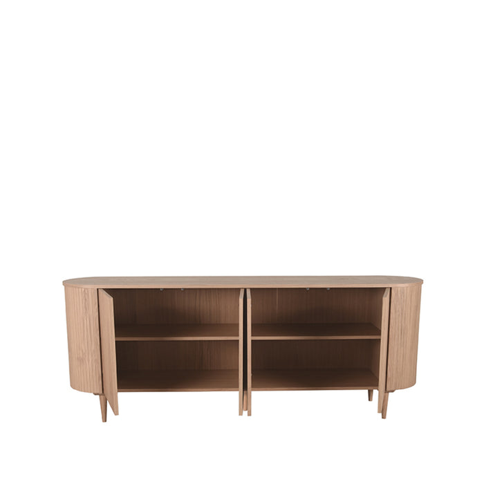 LABEL51 Dressoir Oliva Naturel Eiken 220 cm 220x47x85 cm-Dressoirs-LABEL51