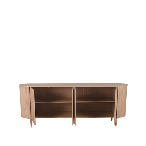 LABEL51 Dressoir Oliva - Naturel - Eiken - 220 cm-Dressoirs-LABEL51