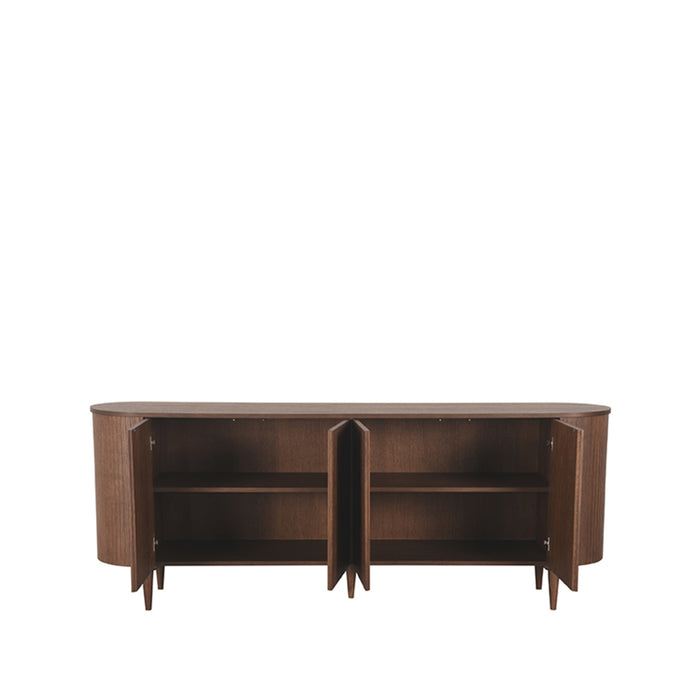 LABEL51 Dressoir Oliva - Walnoot - Eiken - 220 cm-Dressoirs-LABEL51