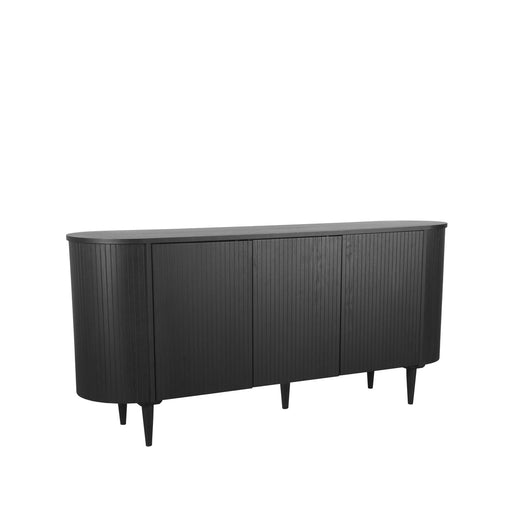 LABEL51 Dressoir Oliva Zwart Eiken 180 cm 180x47x85 cm-Dressoirs-LABEL51