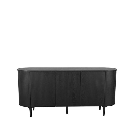 LABEL51 Dressoir Oliva - Zwart - Eiken - 180 cm-Dressoirs-LABEL51