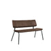 LABEL51 Eetkamerbank Gusto Bruin Kunstleder 120 cm 120x63x81 cm-Eetkamerbanken-LABEL51