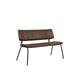 LABEL51 Eetkamerbank Gusto Bruin Kunstleder 120 cm 120x63x81 cm-Eetkamerbanken-LABEL51