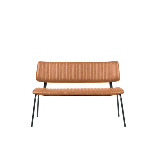 LABEL51 Eetkamerbank Gusto Cognac Kunstleder 120 cm 120x63x81 cm-Eetkamerbanken-LABEL51