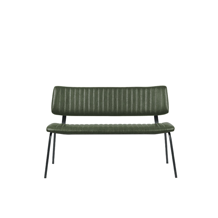 LABEL51 Eetkamerbank Gusto - Hunter - Kunstleder - 120 cm-Eetkamerbanken-LABEL51