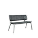 LABEL51 Eetkamerbank Gusto Zwart Kunstleder 120 cm 120x63x81 cm-Eetkamerbanken-LABEL51