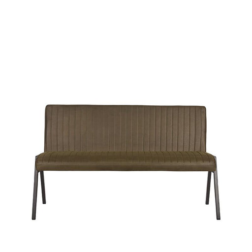 LABEL51 Eetkamerbank Matz Army Kunstleder 145 cm 145x62x86 cm-Eetkamerbanken-LABEL51