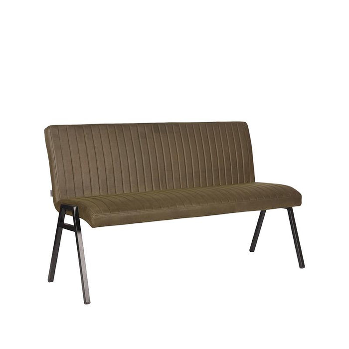 LABEL51 Eetkamerbank Matz Army Kunstleder 145 cm 145x62x86 cm-Eetkamerbanken-LABEL51