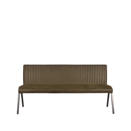 LABEL51 Eetkamerbank Matz Army Kunstleder 175 cm 175x62x86 cm-Eetkamerbanken-LABEL51