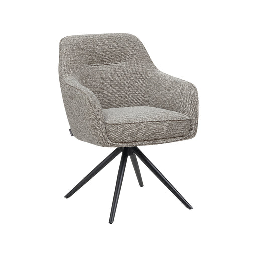 LABEL51 Eetkamerstoel Akira - Mushroom - Royal Boucle - Draaibaar-Eetkamerstoelen-LABEL51