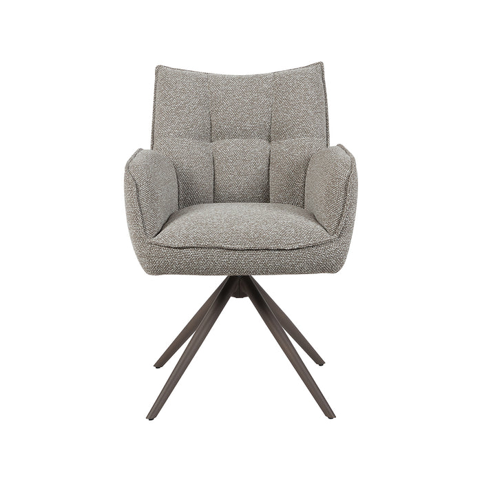 LABEL51 Eetkamerstoel Amalfi - Mushroom - Royal Boucle - Brons-Eetkamerstoelen-LABEL51