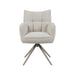 Eetkamerstoel Amalfi - Naturel - Royal Boucle - Taupe Metalen...-Eetkamerstoelen-LABEL51