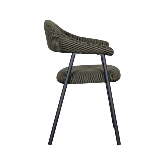 LABEL51 Eetkamerstoel Amaze - Hunter - Breathe - Black Frame-Eetkamerstoelen-LABEL51