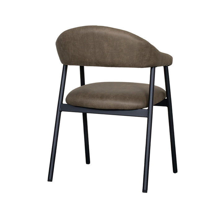 LABEL51 Eetkamerstoel Amaze - Moss - Micro Suede - Black Frame-Eetkamerstoelen-LABEL51