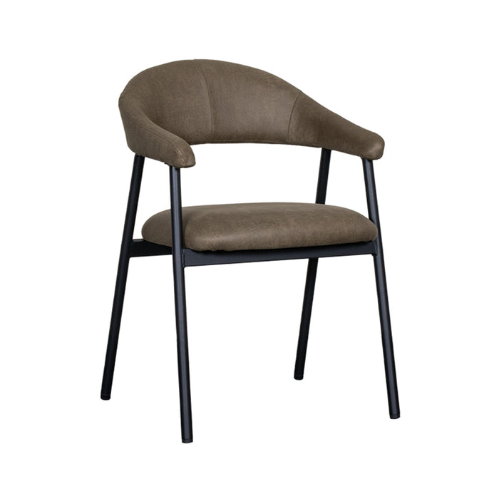 LABEL51 Eetkamerstoel Amaze - Moss - Micro Suede - Black Frame-Eetkamerstoelen-LABEL51