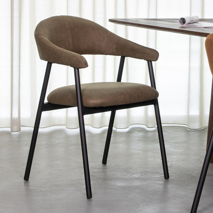 LABEL51 Eetkamerstoel Amaze - Moss - Micro Suede-Eetkamerstoelen-LABEL51