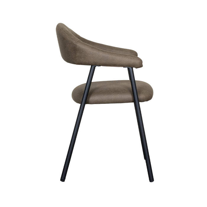 LABEL51 Eetkamerstoel Amaze - Moss - Micro Suede-Eetkamerstoelen-LABEL51