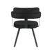LABEL51 Eetkamerstoel Bardio - Zwart - Fluweel-Eetkamerstoelen-LABEL51