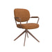 LABEL51 Eetkamerstoel Basel - Coral - Royal Boucle - Coral Metalen Frame-Eetkamerstoelen-LABEL51