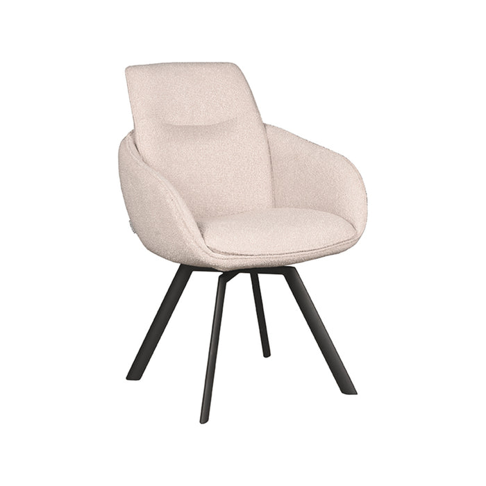 LABEL51 Eetkamerstoel Beauty - Naturel - Boucle-Eetkamerstoelen-LABEL51