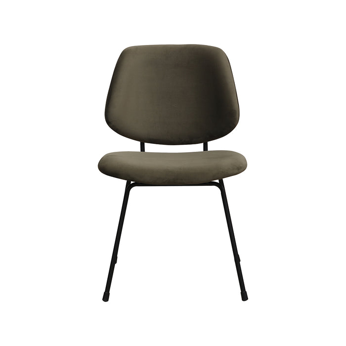 LABEL51 Eetkamerstoel Bello Fluweel Hunter-Eetkamerstoelen-LABEL51