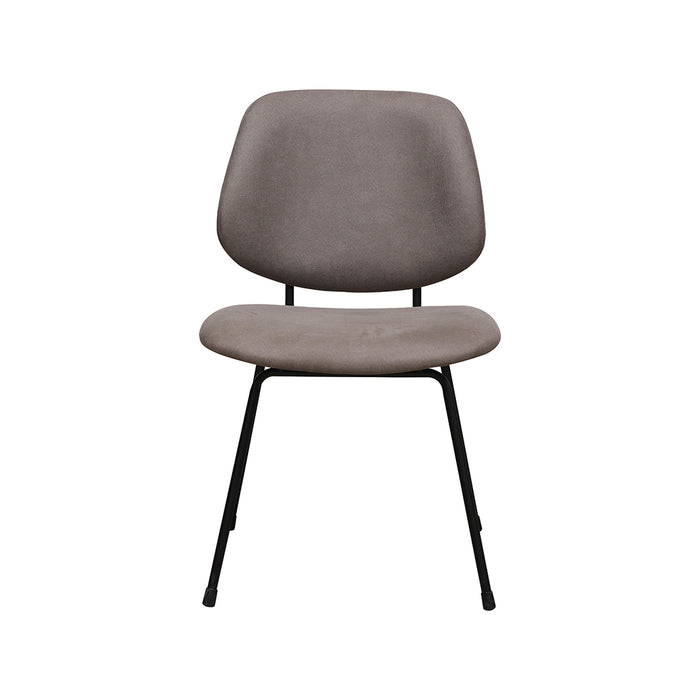 LABEL51 Eetkamerstoel Bello Taupe Micro Suede 47x58x82 cm-Eetkamerstoelen-LABEL51