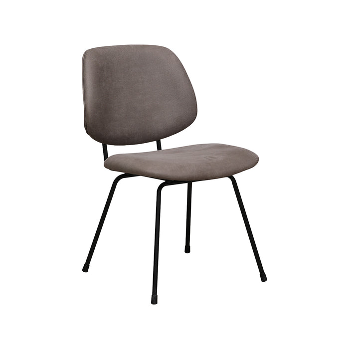 Eetkamerstoel Bello - Taupe - Micro Suede-Eetkamerstoelen-LABEL51