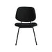 LABEL51 Eetkamerstoel Bello Zwart Fluweel 48x58x82 cm-Eetkamerstoelen-LABEL51