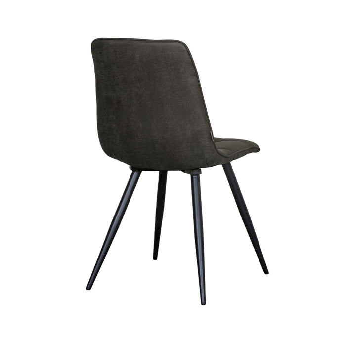 LABEL51 Eetkamerstoel Bistro Antraciet 46x59x86 cm-Eetkamerstoelen-LABEL51