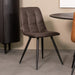 LABEL51 Eetkamerstoel Bistro - Antraciet - Micro Suede-Eetkamerstoelen-LABEL51