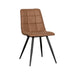Eetkamerstoel Bistro - Cognac - Micro Suede-Eetkamerstoelen-LABEL51