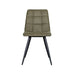 LABEL51 Eetkamerstoel Bistro - Moss - Micro Suede - Black Frame-Eetkamerstoelen-LABEL51