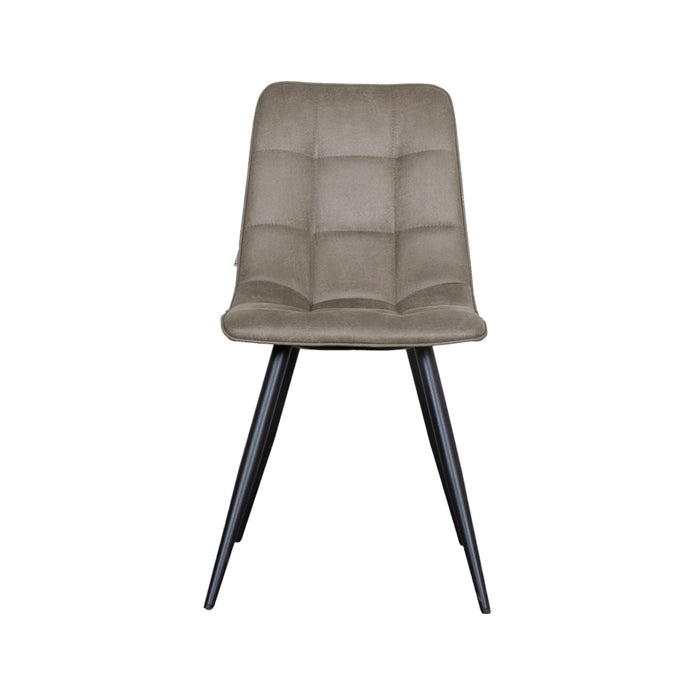 LABEL51 Eetkamerstoel Bistro Taupe 46x59x86 cm-Eetkamerstoelen-LABEL51