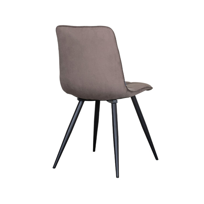 Dining Chair Bistro - Taupe - Velvet