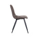 LABEL51 Eetkamerstoel Bistro Taupe Fluweel 46x59x86 cm-Eetkamerstoelen-LABEL51
